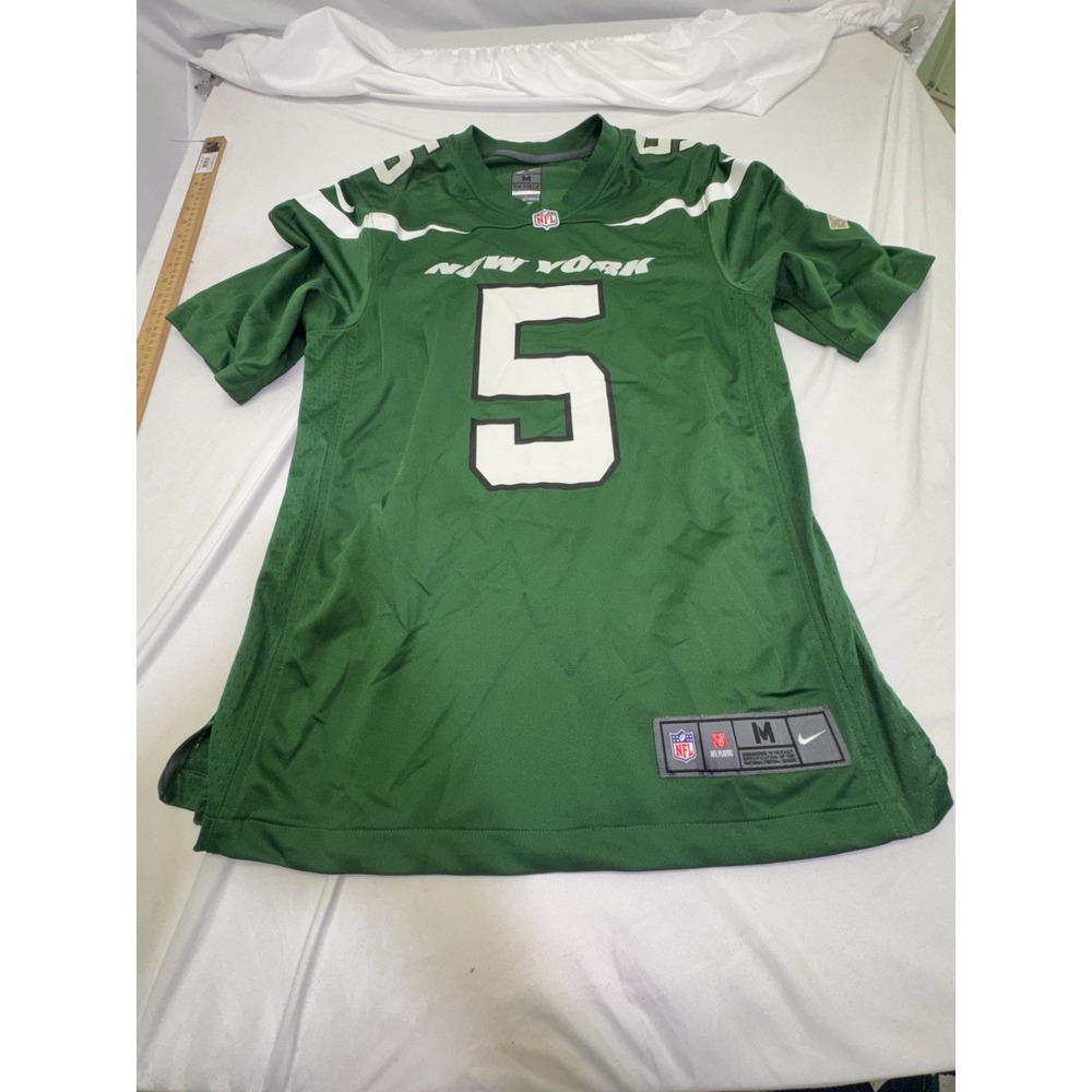 New York Jets New‎ Team Apparel Sz Medium Jersey  #5 Centaurus Fantasy Football